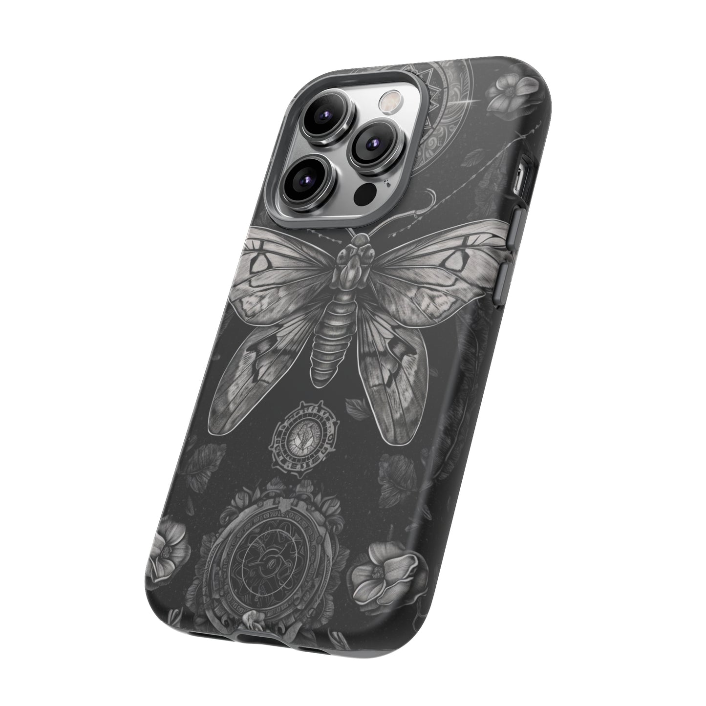 Goth Moth Dark Academia Phone Case