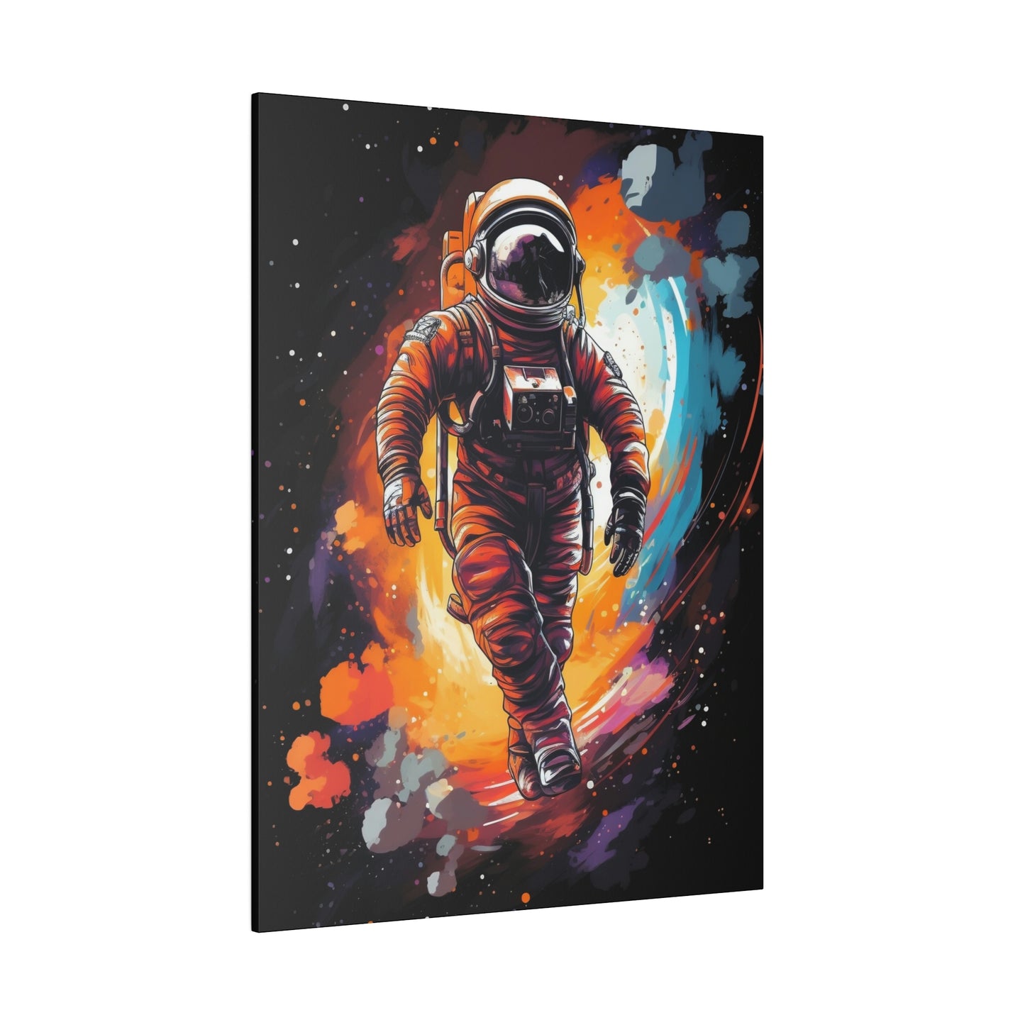 Transcend Reality with "Spaced Out Astronaut" Psychedelic Wall Art - Explore the Cosmic Depths of Artistic Wonder