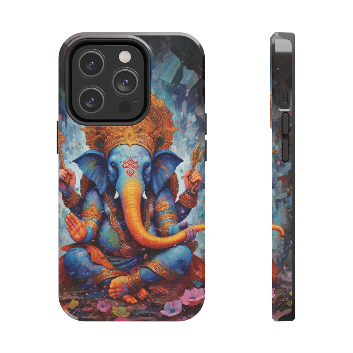 Vibrant Hindu deity theme on iPhone 13 Case