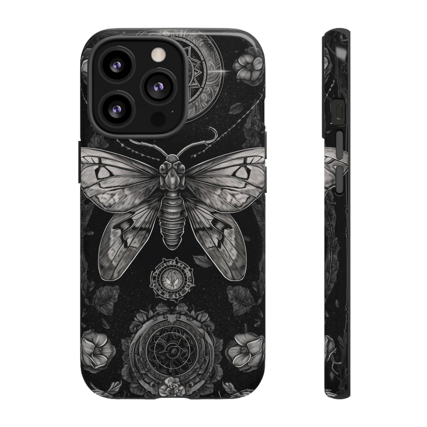 Goth Moth Dark Academia Phone Case