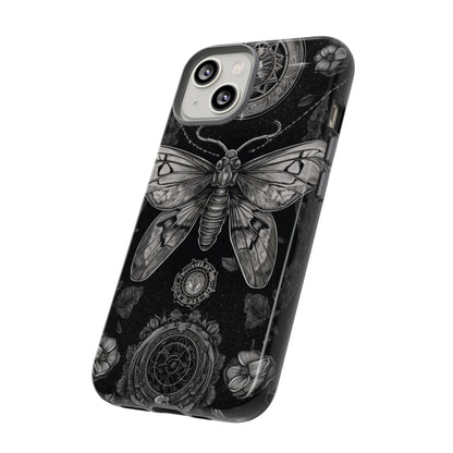 Goth Moth Dark Academia Phone Case