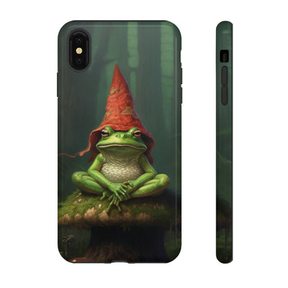 Mystical Journey: Lizard Wizard & Psychedelic Mushroom Frog | Tough Case for iPhone, Samsung, Pixel