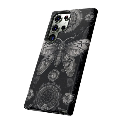 Goth Moth Dark Academia Phone Case