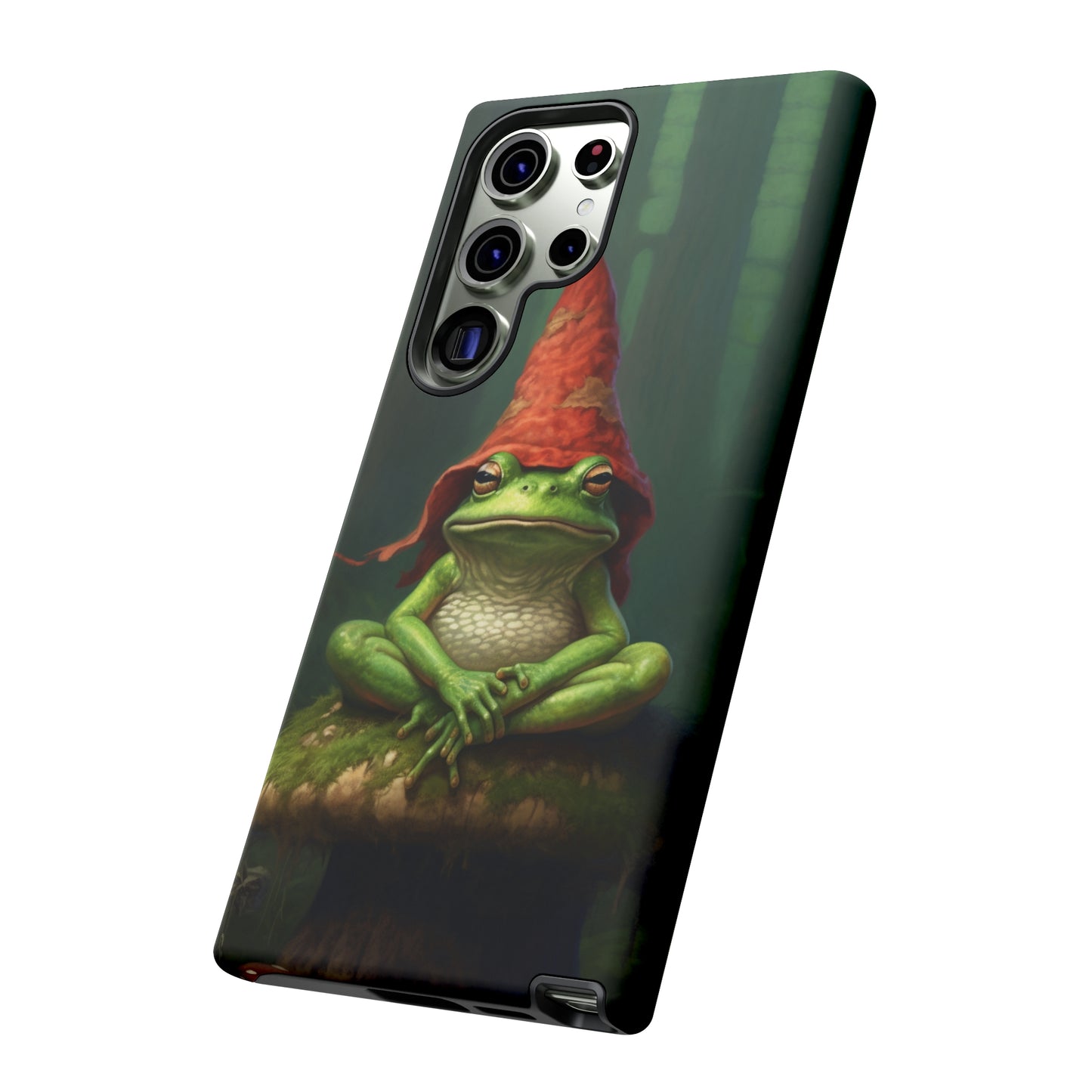 Mystical Journey: Lizard Wizard & Psychedelic Mushroom Frog | Tough Case for iPhone, Samsung, Pixel