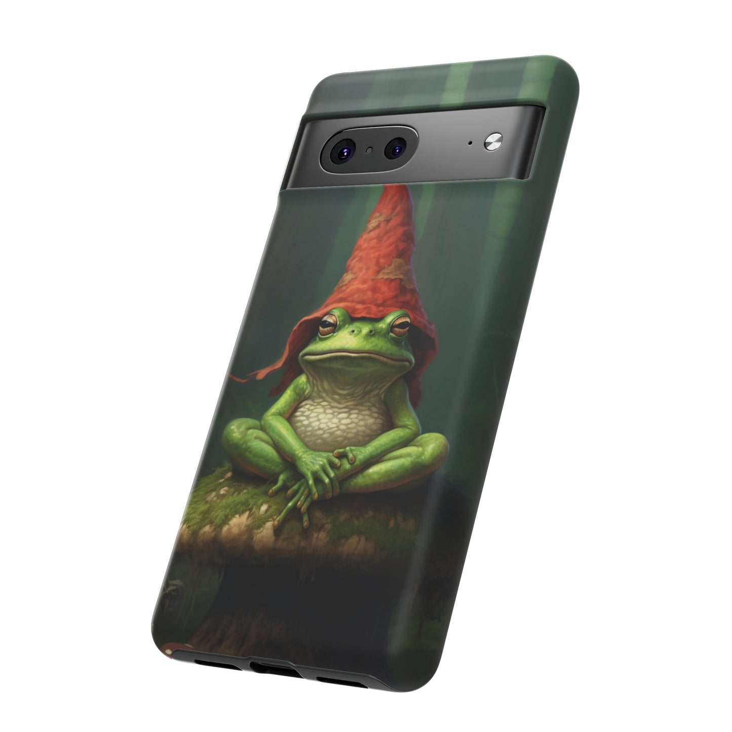 Mystical Journey: Lizard Wizard & Psychedelic Mushroom Frog | Tough Case for iPhone, Samsung, Pixel