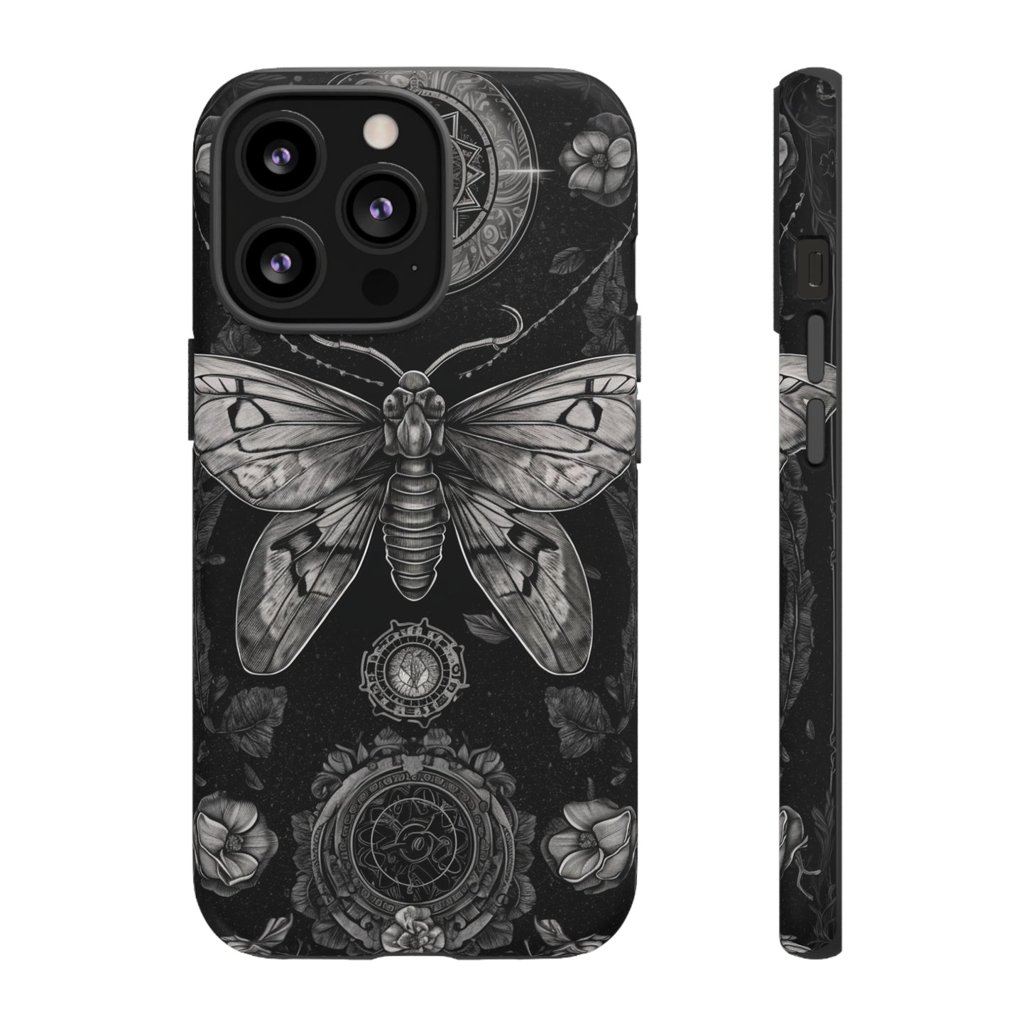 Goth Moth Dark Academia Phone Case