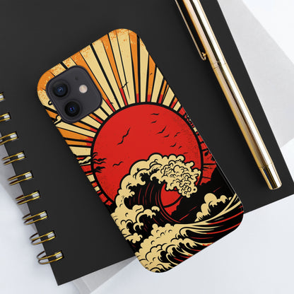 Land of the Rising Sun Retro Japanese Aesthetic | Tough Case for iPhone